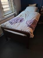 Seniorenledikant 90x200,donker eiken., Huis en Inrichting, Slaapkamer | Bedden, Ophalen, Verstelbaar, 90 cm, Eenpersoons