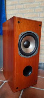 Quadral SUB 80 Activ - Subwoofer Kersen., Audio, Tv en Foto, Subwoofer, Zo goed als nieuw, 120 watt of meer, Ophalen