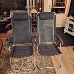 2x Comfortabele campingstoelen met hoofdsteun, Ophalen, Gebruikt, Campingstoel
