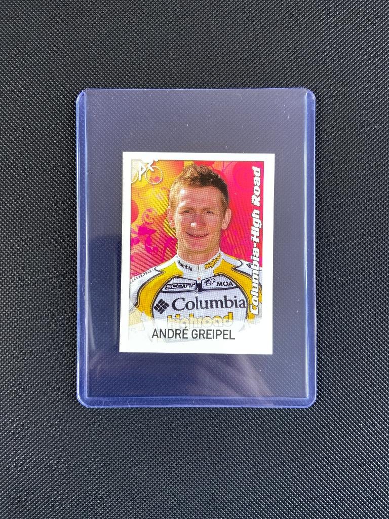 André Greipel Panini Sprint 2009 Sticker Columbia High Road, Verzenden, Zo goed als nieuw, Overige sporten, Poster, Plaatje of Sticker