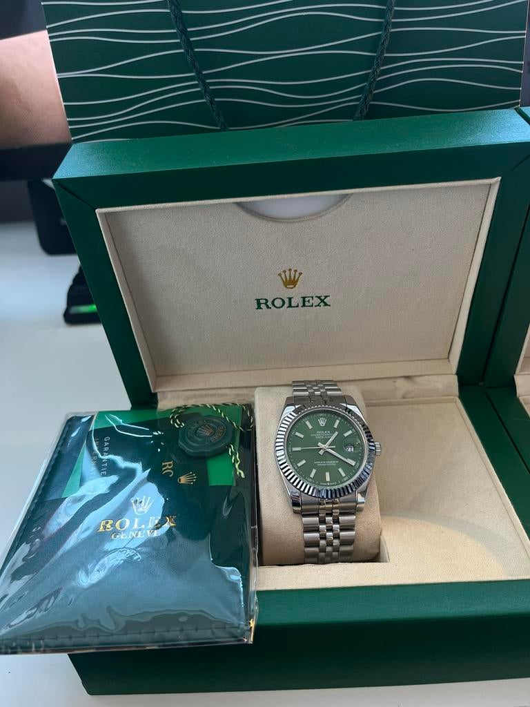 Datejust 41mm, Ophalen of Verzenden, Groen