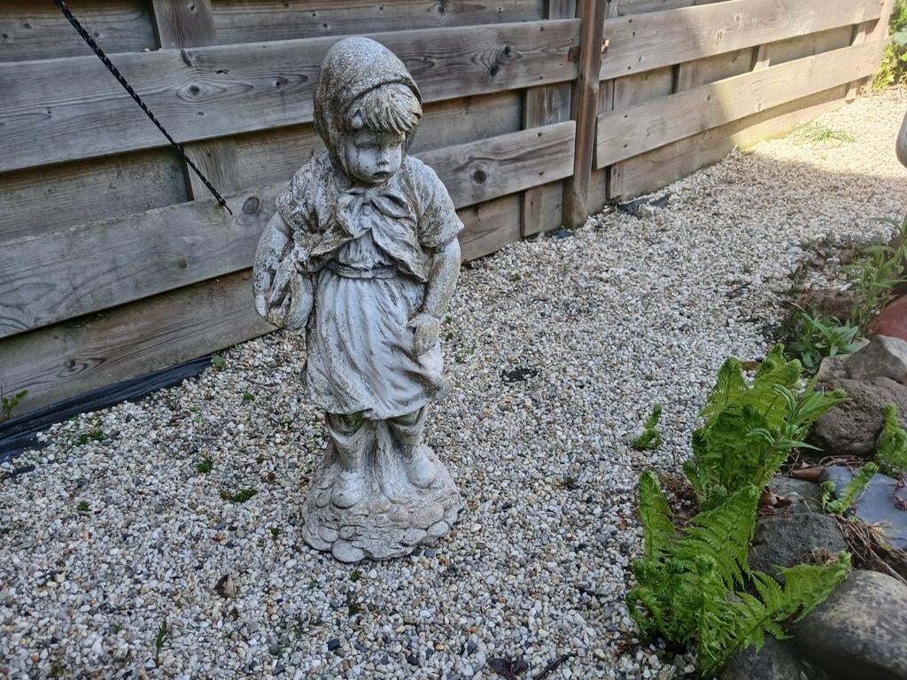 BETONNEN TUINBEELD VROUWTJE, Tuin en Terras, Ophalen