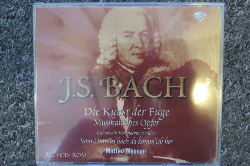 3Cd: J.S. Bach, Die Kunst der Fuge, Opfer, Matteo Messori, Ophalen of Verzenden, Classicisme, Nieuw in verpakking, Kamermuziek