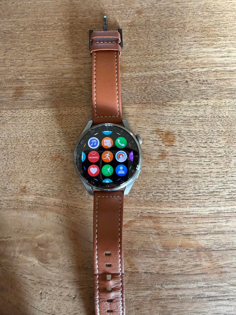 HUAWEI GT3 PRO titanium smart watch 2024, Sieraden, Tassen en Uiterlijk, Smartwatches, Ophalen of Verzenden, Zo goed als nieuw