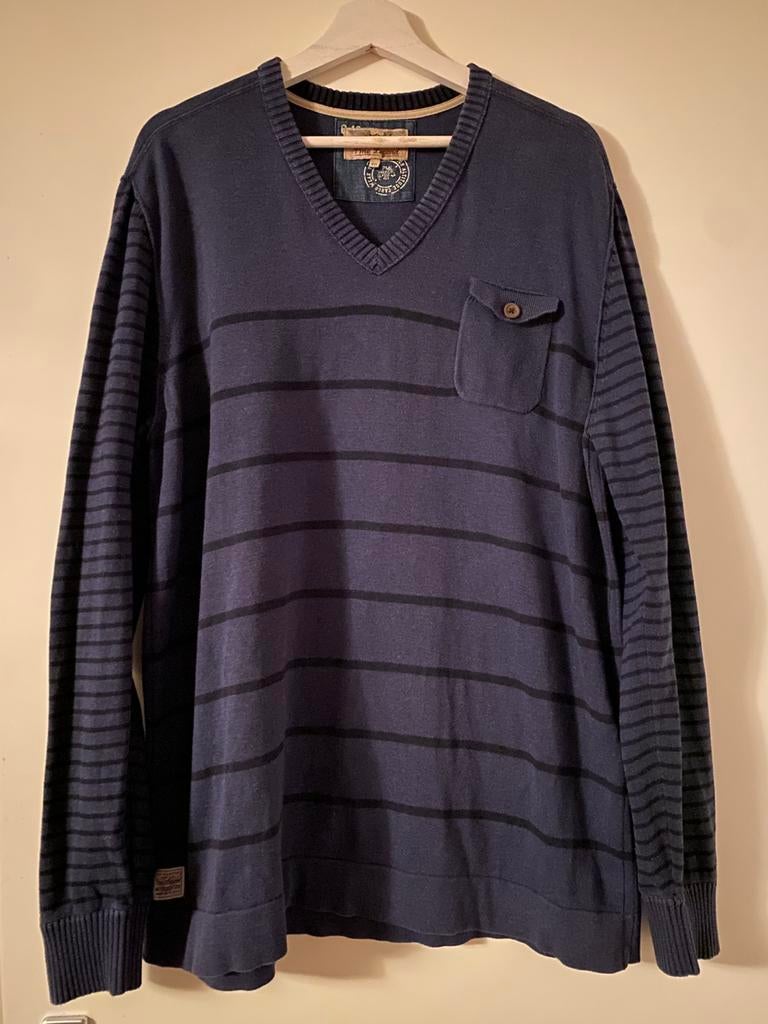 PME LEGEND KATOENEN TRUI XXL (XL), Ophalen of Verzenden, Gedragen, Maat 56/58 (XL), Blauw