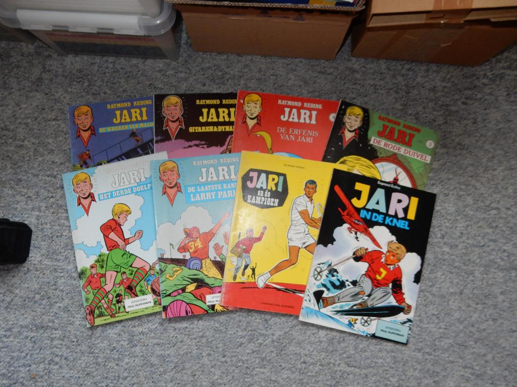 Jari (uitg. Rijperman) 8 delen, Boeken, Stripboeken, Raymond Reding, Verzenden, Zo goed als nieuw, Meerdere stripboeken