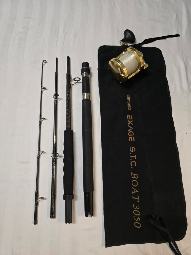 Shimano exage stc boat 20/30 lb & Okuma titus 20, Watersport en Boten, Hengelsport | Zeevissen, Ophalen of Verzenden, Molen