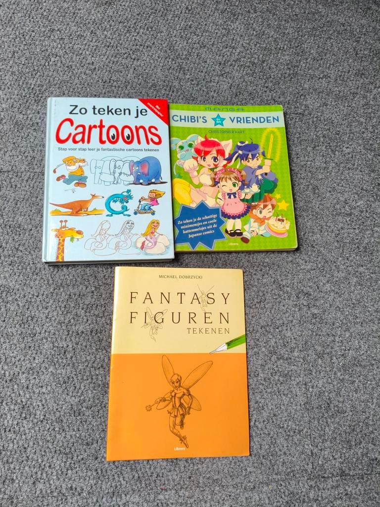 Tekenboeken: Cartoons, Chibi's en Fantasy Figuren, Ophalen, Overige typen