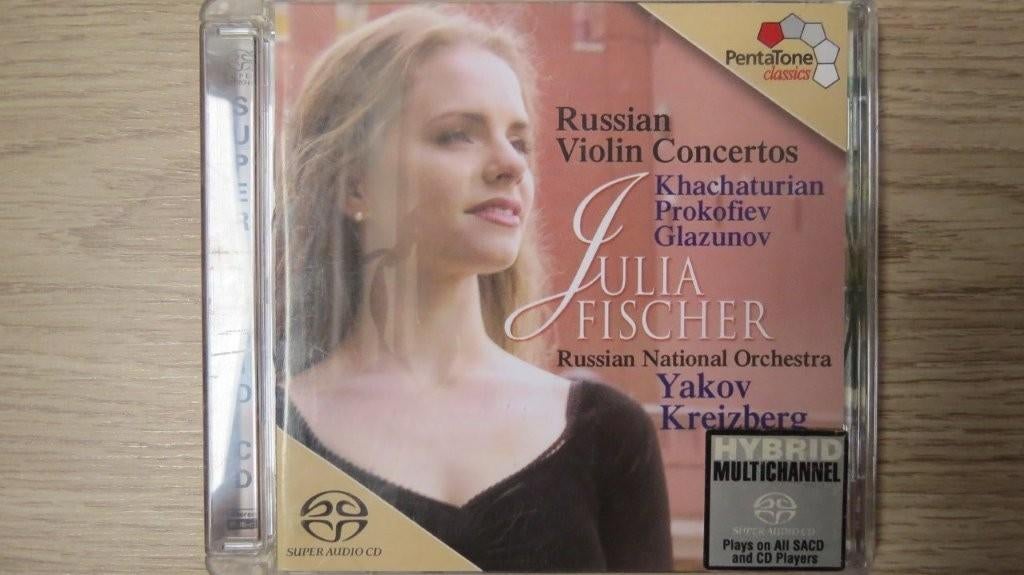 Cd SACD: Julia Fischer, Russian Violin Concertos, Ophalen of Verzenden, Classicisme, Zo goed als nieuw, Kamermuziek