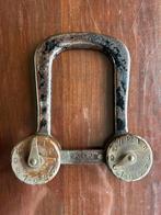 Hopmi Klokslot - Vintage fiets- of decoratieslot (1920-1940), Ophalen of Verzenden