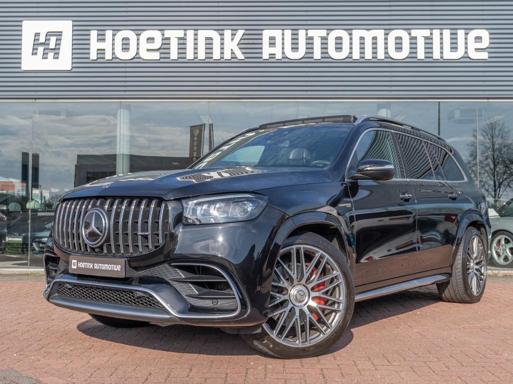 Mercedes-Benz GLS AMG 63 4MATIC+ Premium Plus | Elc trekhaak, Auto's, Gebruikt, 7 stoelen, Zwart, Leder