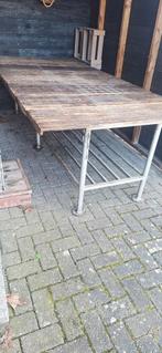 Antieke Bakkerstafel - Industriële Werkbank, Antiek en Kunst, Ophalen