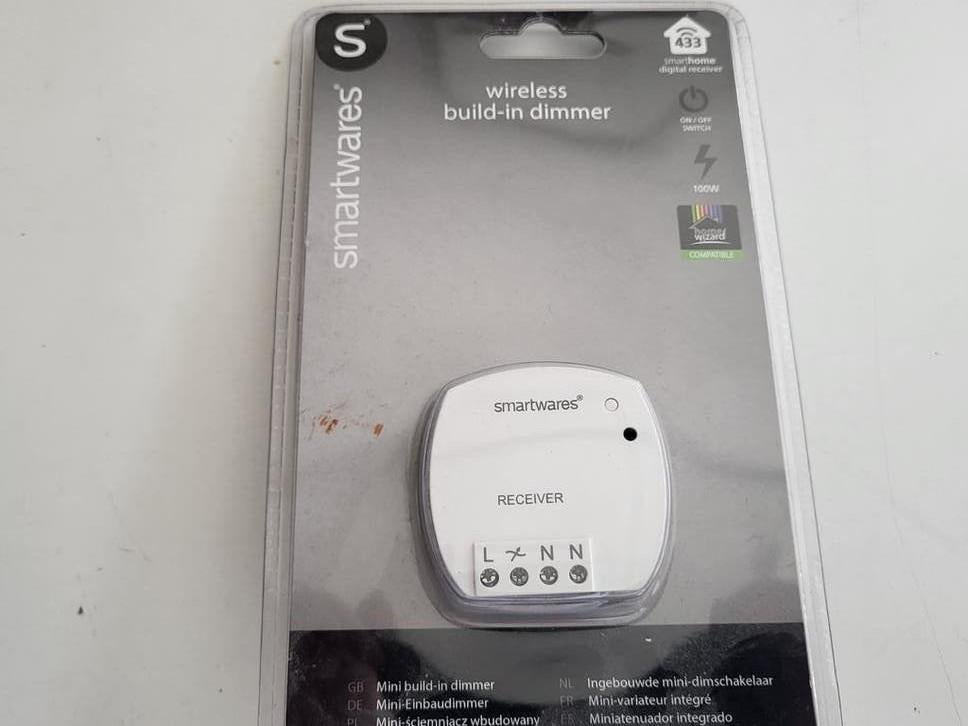 Smartwares Draadloze Inbouw Dimmer - Nieuw, Ophalen of Verzenden, Nieuw, Modern