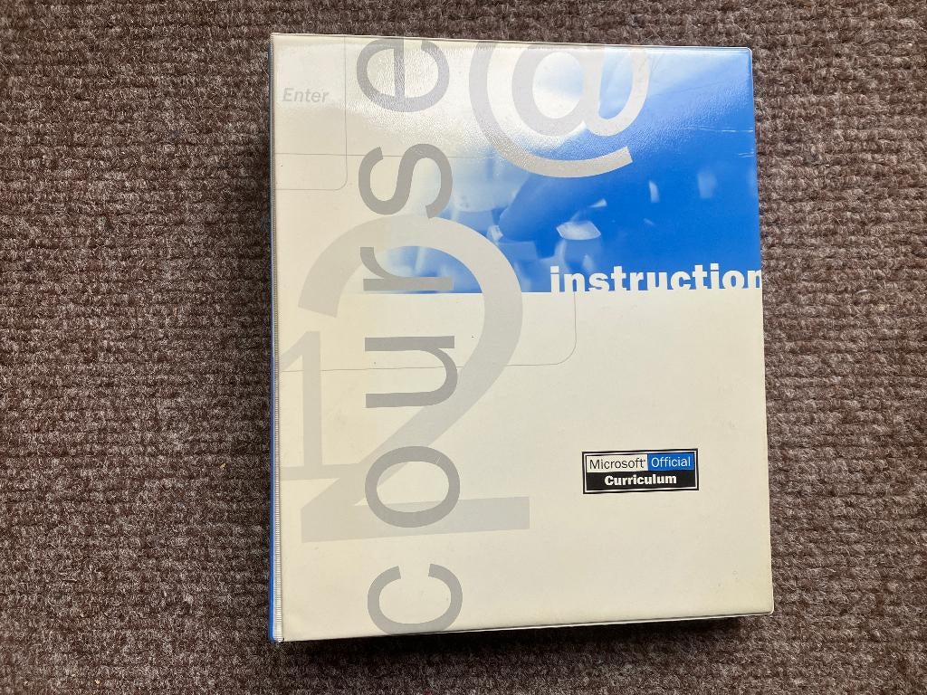 microsoft training and certification sql 7.0 cursus, Ophalen of Verzenden, Zo goed als nieuw, Software