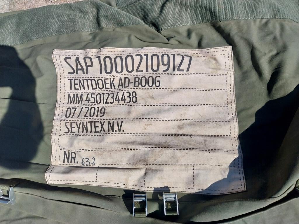 Boogtent doek tent doek bj 2019 legertent landmacht, Ophalen of Verzenden, Landmacht, Nederland, Overige typen