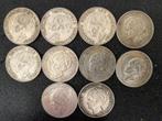 Wilhelmina gulden  10 x 1929, Postzegels en Munten, Munten | Nederland, 1 gulden, Setje, Zilver, Ophalen of Verzenden