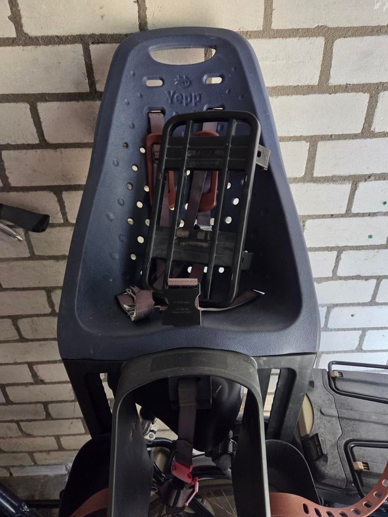 Yepp Fietsstoeltje Achterzitje - Gebruikt, Fietsen en Brommers, Fietsaccessoires | Fietsstoeltjes, Achterzitje, Yepp, 9 t/m 18 kg