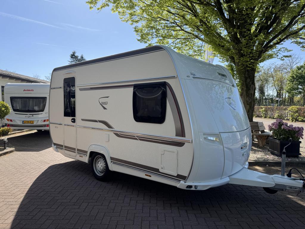 Fendt Bianco Activ 390 FHS, Caravans en Kamperen, Caravans, Schokbreker, Bedrijf, Treinzit, Tot en met 3