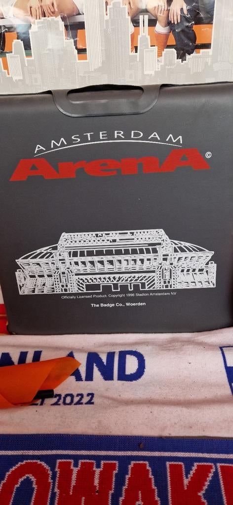 Kussentje Johan Cruyff Arena (Amsterdam Arena) 1996, Ophalen of Verzenden, Gebruikt, Ajax, Shirt