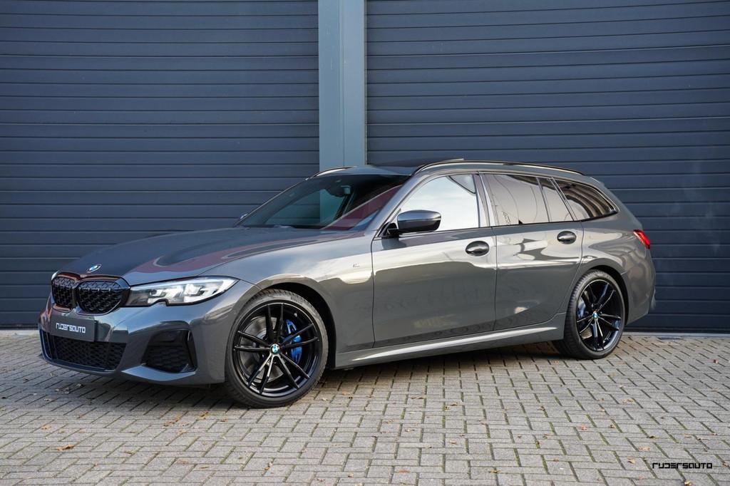 BMW 3-serie Touring M340i xDrive | Pano | Camera | Leder | M, Auto's, 1780 kg, Zwart, Vierwielaandrijving, 2998 cc