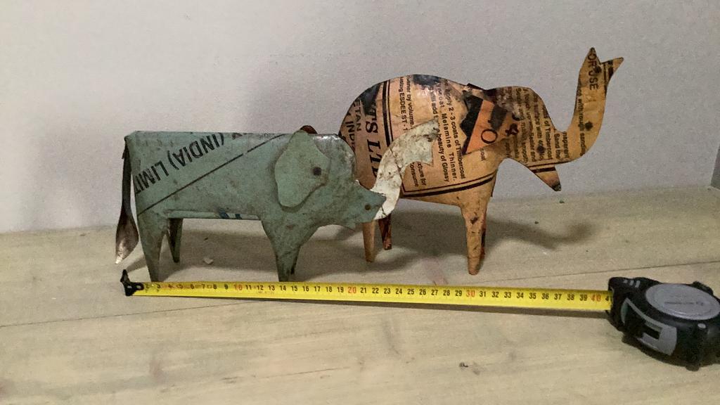 Blikken model dieren, Ophalen of Verzenden