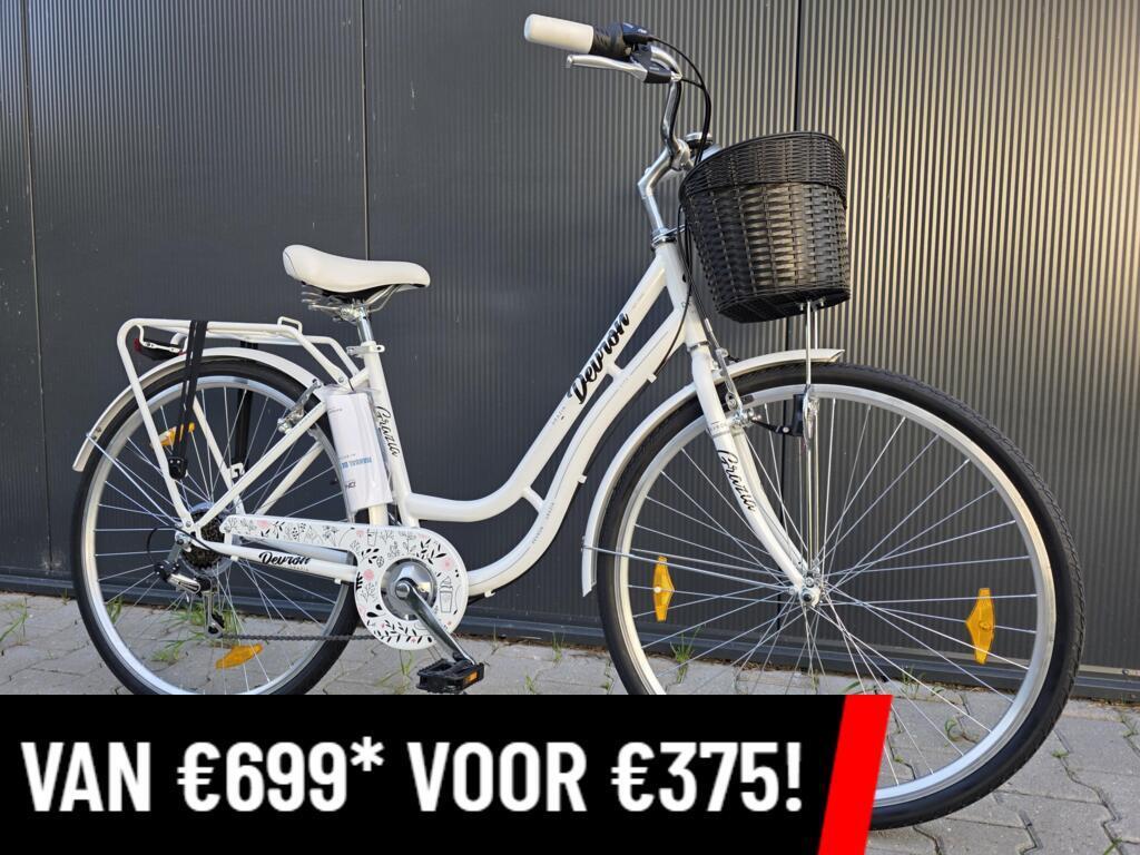 Splinternieuw! Devron Grazia Damesfiets(transport fiets) Wit, Fietsen en Brommers, Fietsen | Dames | Omafietsen, 47 tot 50 cm