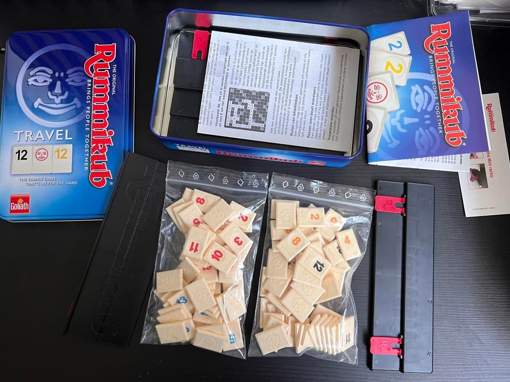 Rummikub Goliath Travel tour Reiseditie, Ophalen of Verzenden, Zo goed als nieuw