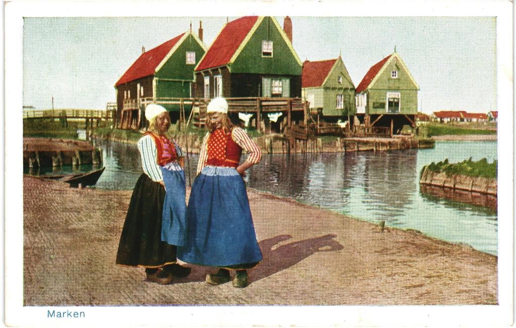 914378 Marken DMB 163 klederdracht Onbeschreven