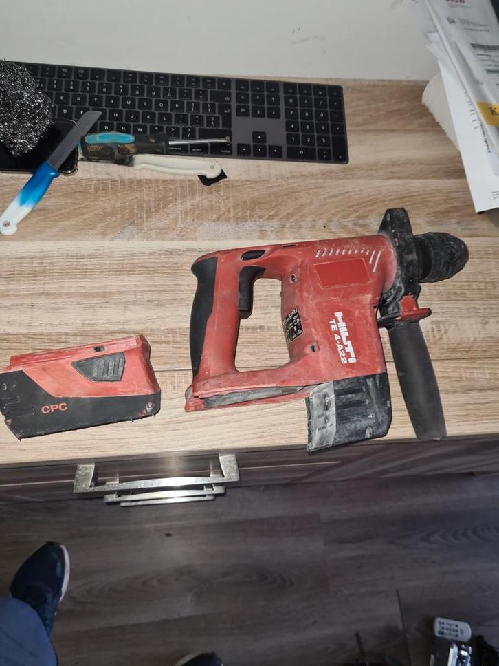 Hilti TE 4-A22 professionele accu boorhamer., Doe-het-zelf en Verbouw, Gereedschap | Boormachines, Ophalen of Verzenden