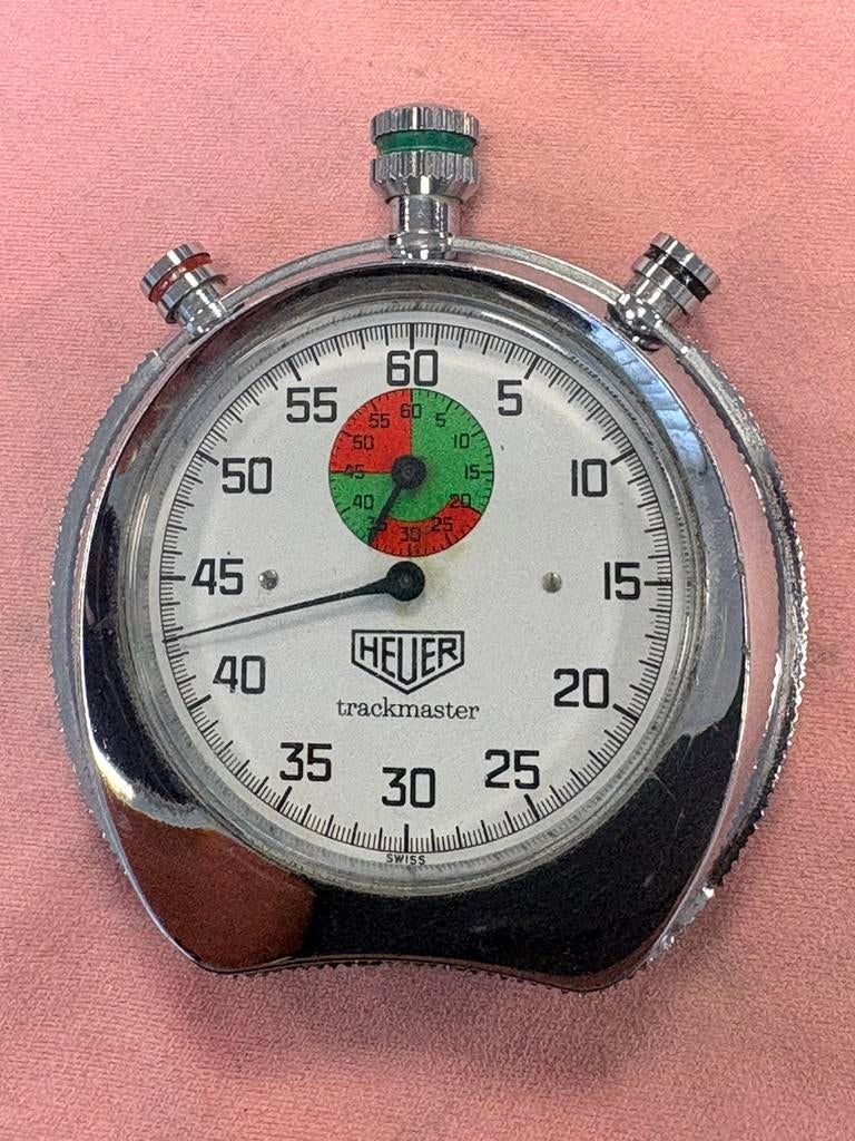 Vintage Heuer Leonidas Track Master Stopwatch 1980, Ophalen of Verzenden, Zo goed als nieuw, Overige typen, Overige merken