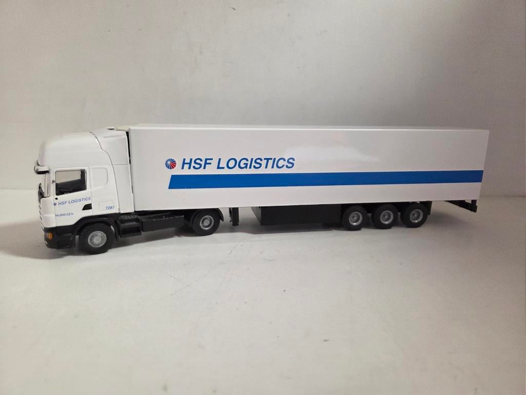 Lion Toys Scania 114 L HSF Logistics Nijmegen, ., Ophalen of Verzenden, Zo goed als nieuw, M