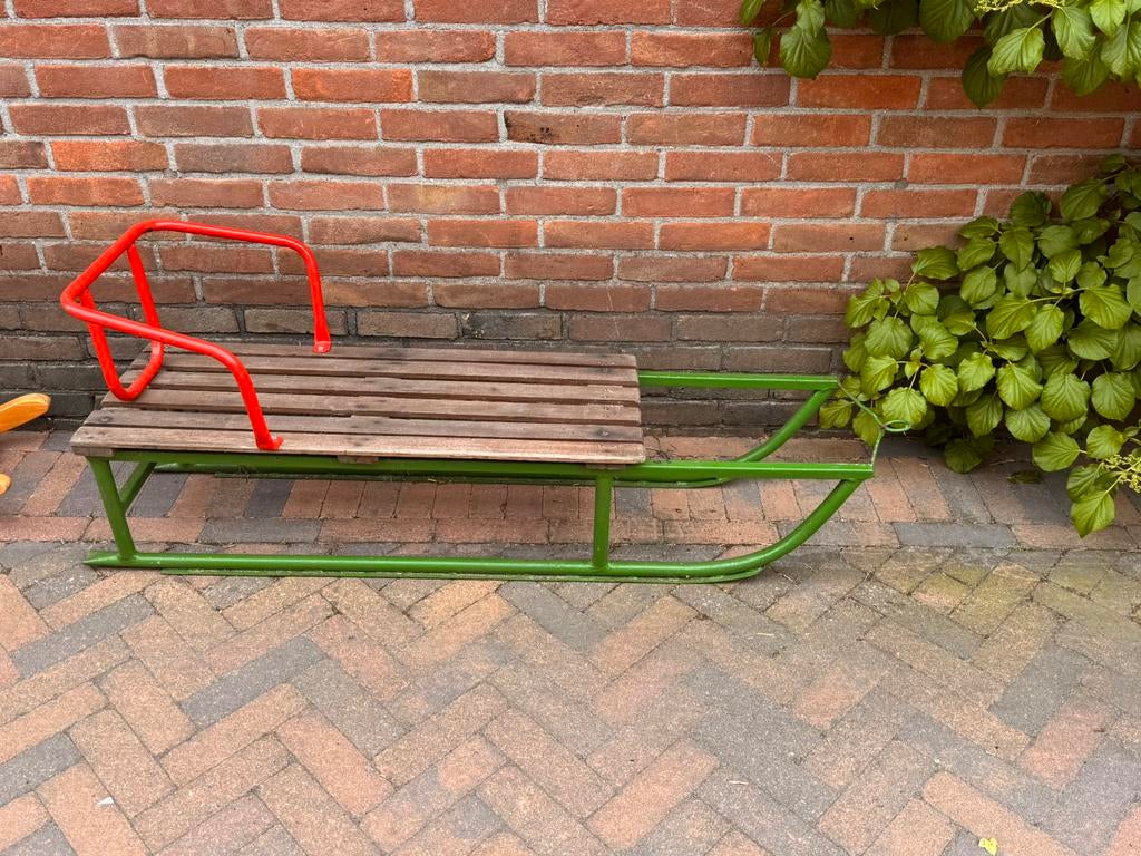 Ijzersterke slee voor 2/3 personen, Ophalen, Gebruikt