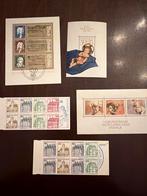 Diverse Duitse postzegels - Bach, Kerst, Kastelen, Nobel, Ophalen of Verzenden, Na 1940, Gestempeld