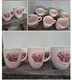 6 Jet ter Steege mokken Platycodon, Ophalen of Verzenden