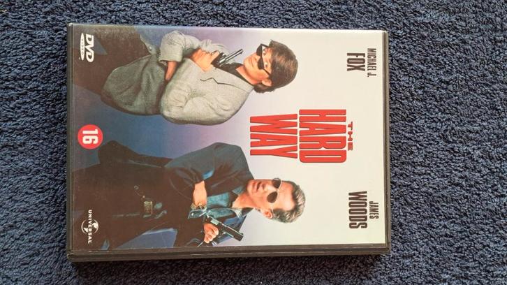 The Hard Way "Michael J Fox, James Woods", Cd's en Dvd's, Dvd's | Komedie, Zo goed als nieuw, Actiekomedie, Alle leeftijden, Ophalen of Verzenden