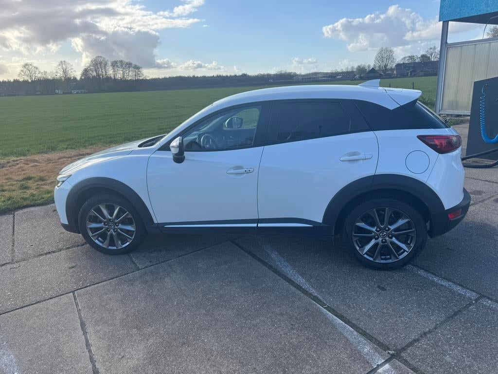 Mazda CX-3 2.0 Skyactiv-g 88KW 2017 Wit, Auto's, Voorwielaandrijving, 1998 cc, 4 cilinders, Leder en Stof