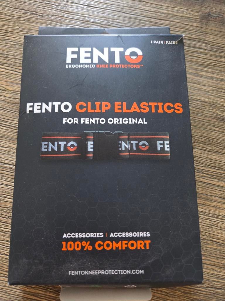 Fento Clip Elastieken voor Kniebeschermers (Nieuw), Ophalen, Nieuw