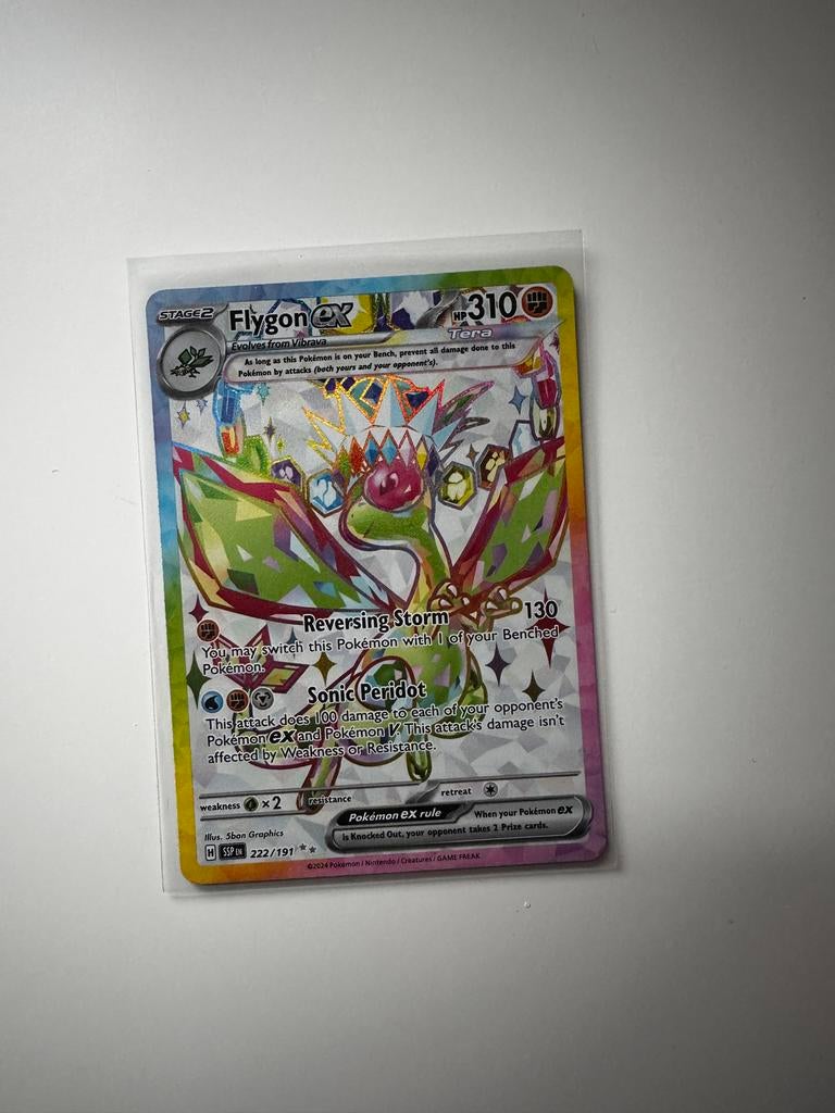 Flygon ex 222/191 - Pokémon kaart, Ophalen of Verzenden, Nieuw, Losse kaart, Foil