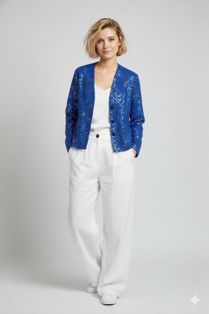 jasje /vest Frank Walder, Maat 42/44 (L), Zo goed als nieuw, Jasje, Frank Walder