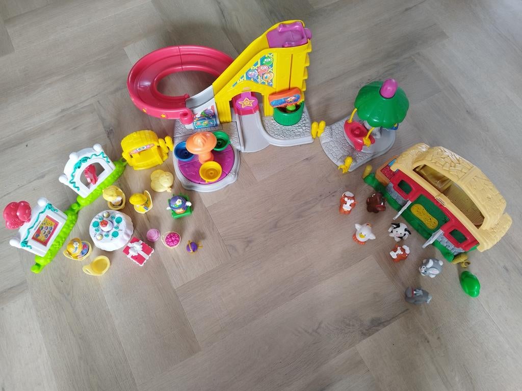 Little People pretpark, boerderij en verjaardag set, Ophalen, Overige typen