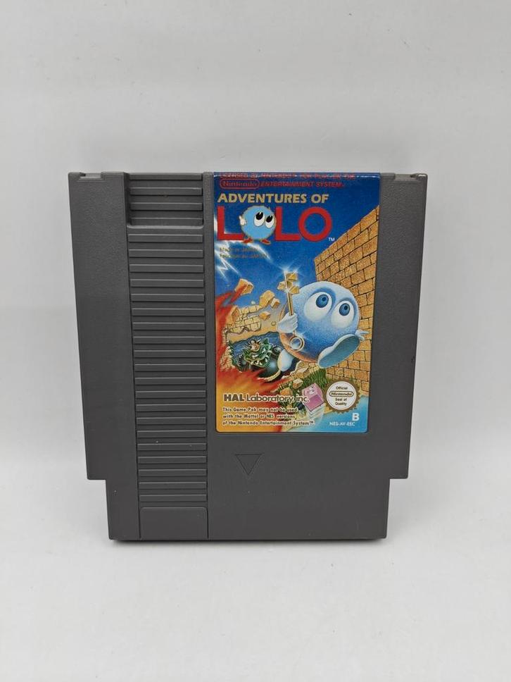 Adventures of Lolo NES game, Spelcomputers en Games, Games | Nintendo NES, Zo goed als nieuw, Avontuur en Actie, 1 speler, Vanaf 3 jaar