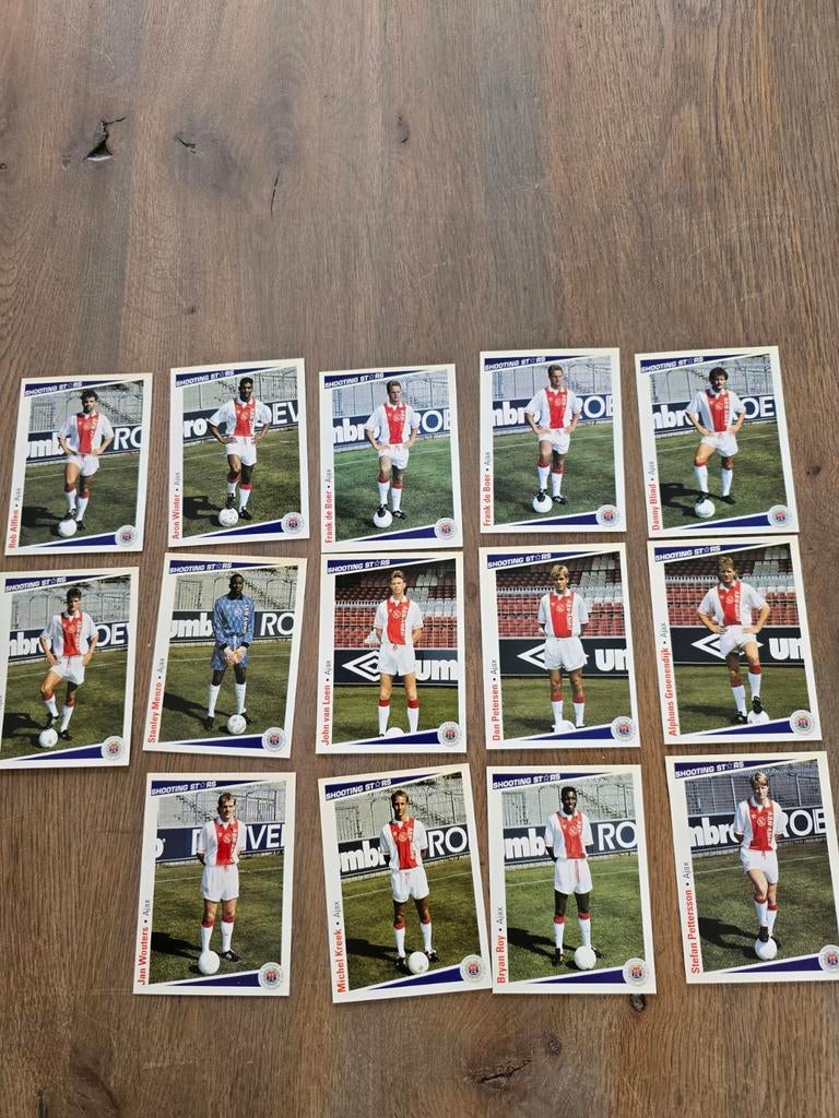 Shooting Stars Ajax 91/92 voetbalplaatjes, Verzamelen, Sportartikelen en Voetbal, Ophalen of Verzenden, Zo goed als nieuw, Ajax