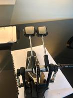 Bassdrum dubbelpedaal DW 4000, Ophalen of Verzenden, Zo goed als nieuw, Overige merken
