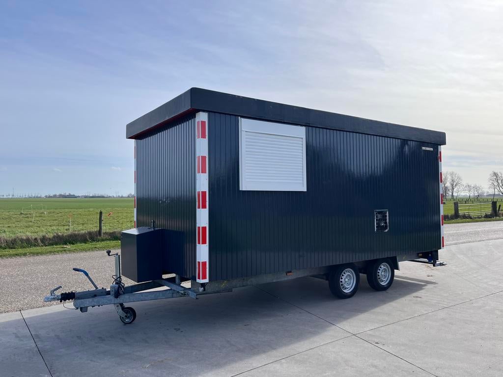 Schaftwagen snelverkeer schaftkeet grote uitvoering netjes, Ophalen, Gebruikt