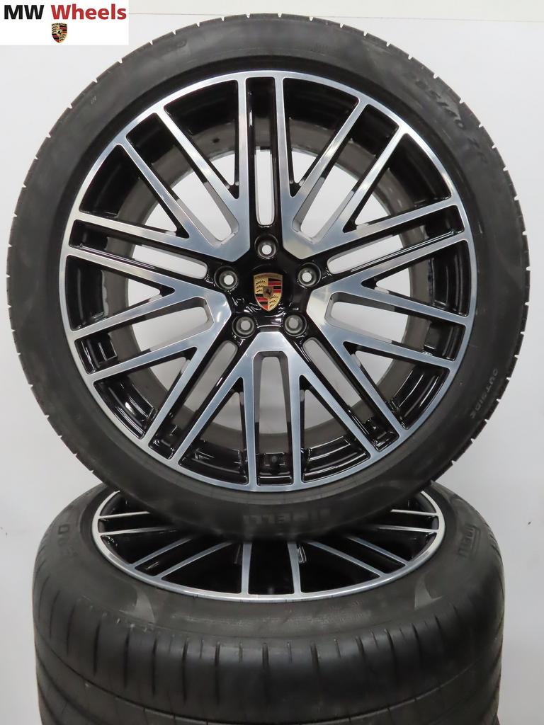Porsche Cayenne Coupe Turbo V 22 inch velgen zomerbanden, Gebruikt, -, 285 mm, -