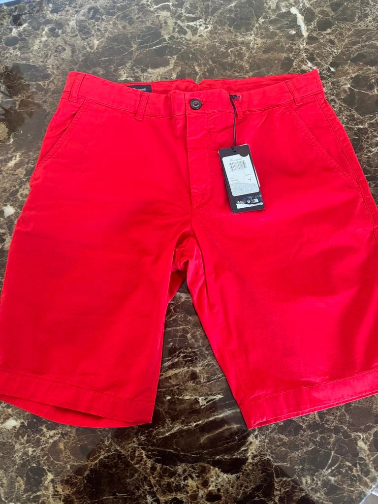 Faconnable rode bermuda maat M nieuw, Ophalen of Verzenden, Nieuw, Maat 48/50 (M), Rood
