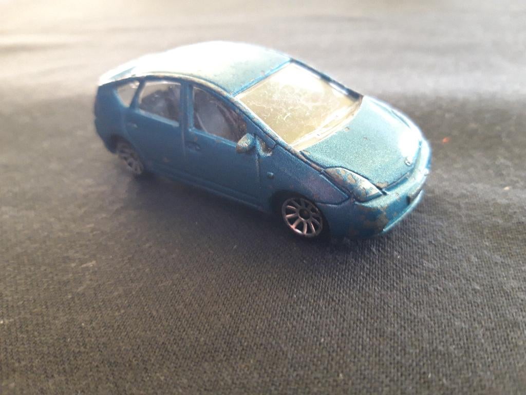 Toyota Prius 2 blauw metallic Majorette, Ophalen of Verzenden, Zo goed als nieuw, Auto