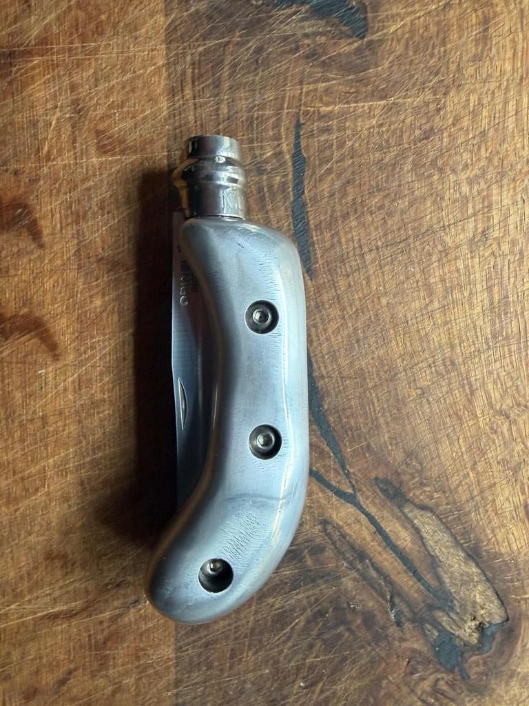 Opinel No. 8 Speciale Editie Metalen Handvat, Ophalen of Verzenden