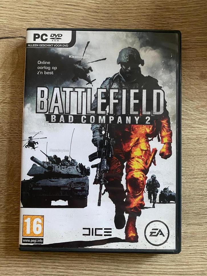 Battlefield Bad Company 2 – PC DVD compleet, Spelcomputers en Games, Games | Pc, Gebruikt, Shooter, 1 speler, Vanaf 16 jaar, Ophalen of Verzenden
