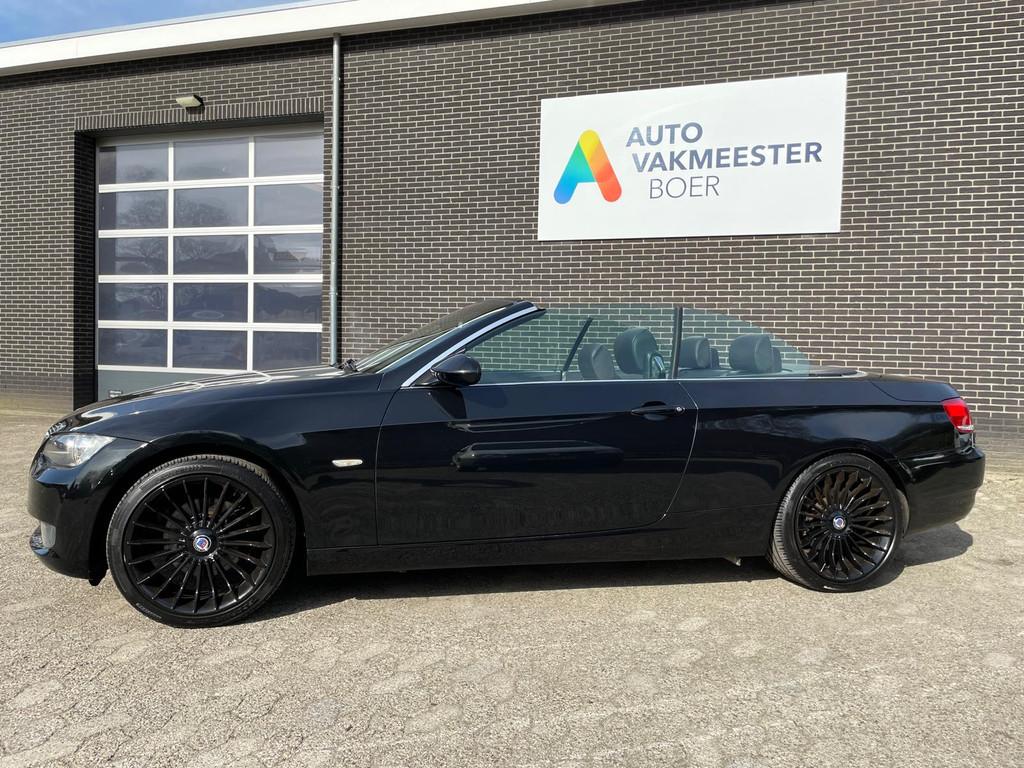 BMW 3-Serie (e90) Cabrio 320i Executive, 12 maanden, Zwart, 4 cilinders, 4 stoelen